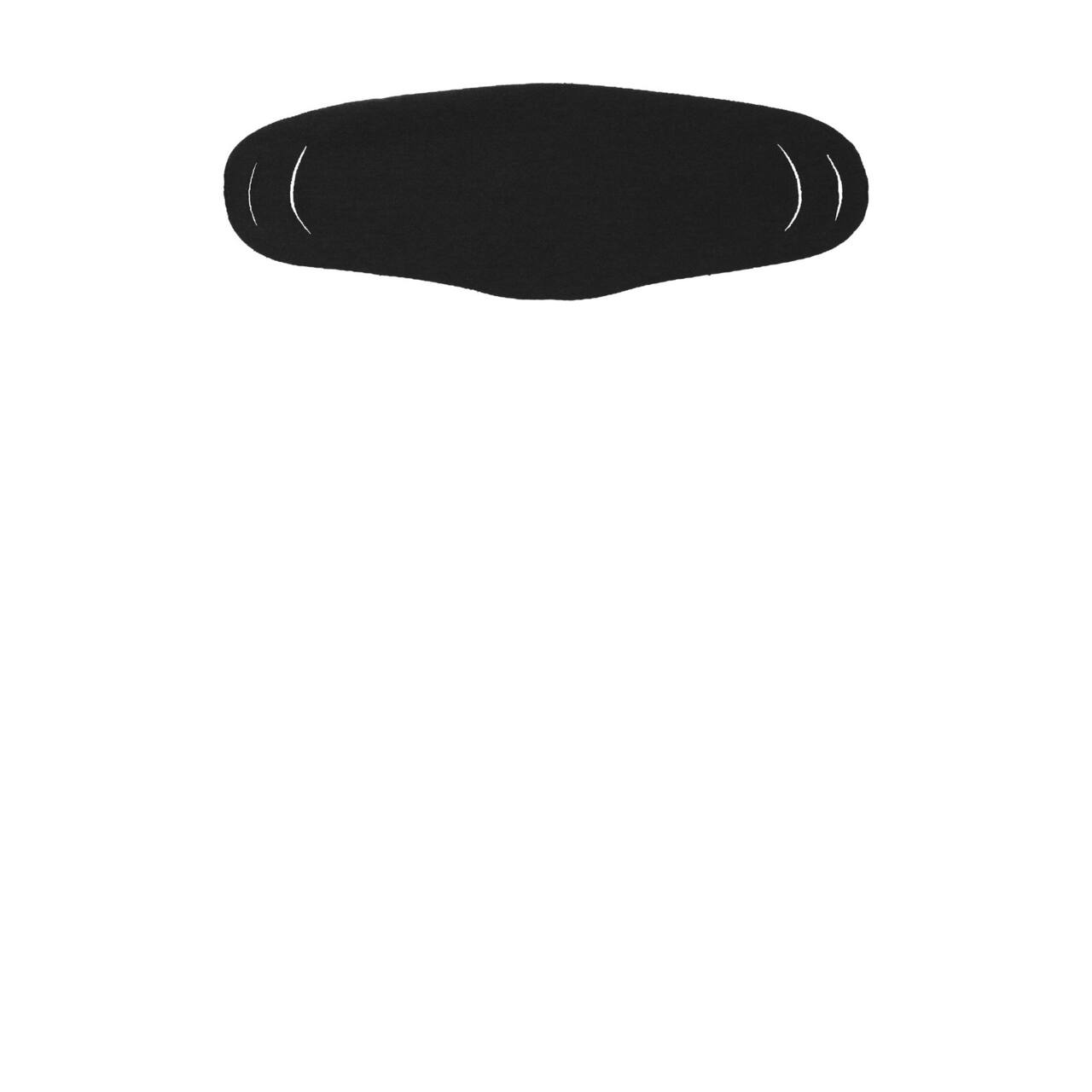 Port & Company® Black 50/50 Cotton/Poly Face Covering, 240ct.